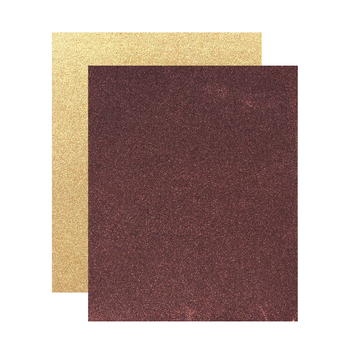 Micro Fine Glitter Paper, Bronze/Sahara, 5" x 6", 2 Sheets Micro Fine Glitter Paper, Bronze/Sahara, 5" x 6", 2 Sheets