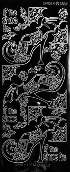 Halloween Heels Outline Sticker Halloween Heels Outline Sticker