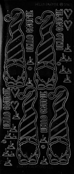Hello Gnomie Outline Sticker Hello Gnomie Outline Sticker