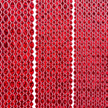Chain Border Sticker, Holographic Red Chain Border Sticker, Holographic Red