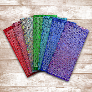Holographic Wave Borders Bundle, 7 Colors Holographic Wave Borders Bundle, 7 Colors