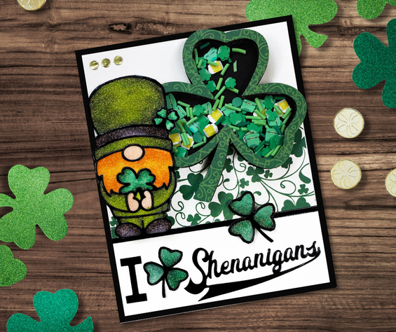 Leprechaun Shaker Card    