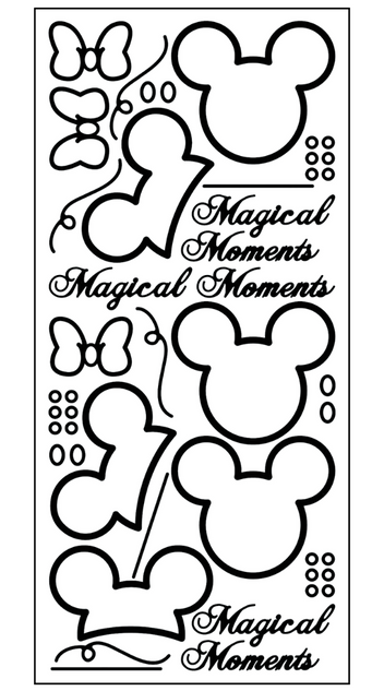 Mouse Ears Outline Sticker