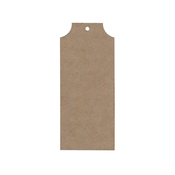 Small Chipboard Tags, Concave, 3pc