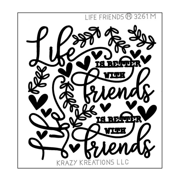 Life Friends Mini Sticker