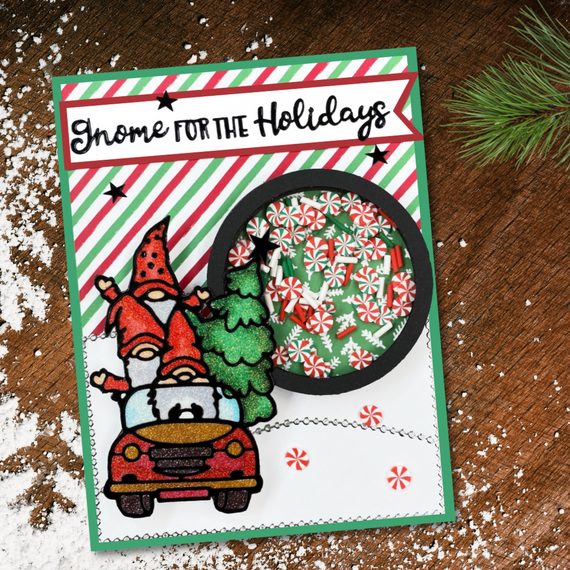 Gnome for the Holidays Shaker Card Kit