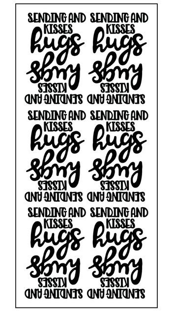 Hugs & Kisses Sticker