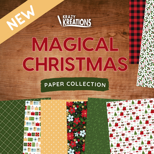 Magical Christmas Paper Collection, 8.5x11, 16pc