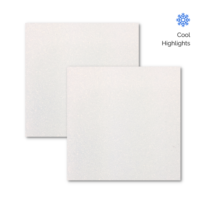 Micro Fine Glitter Paper, Cool Highlights, 6x6, 2 Sheets