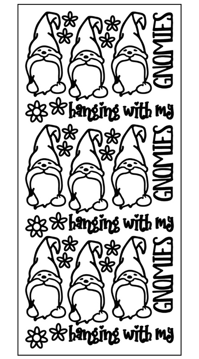 Gnomie Friends Outline Sticker