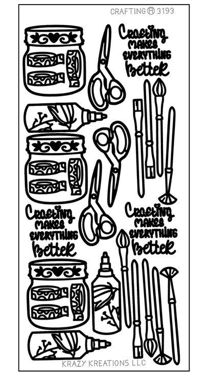 Crafting Outline Sticker