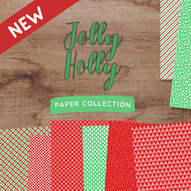 Holly Jolly Paper Collection, 8.5x11, 12pc