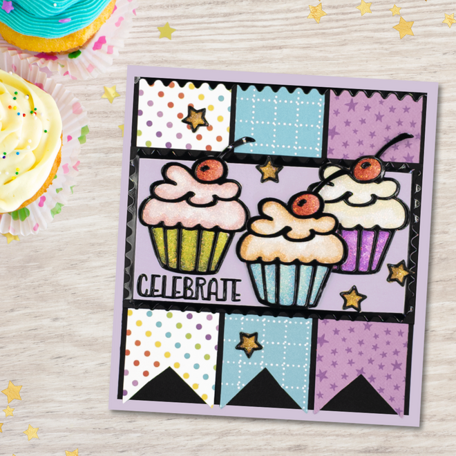 Cupcake Celebrate Card Kit