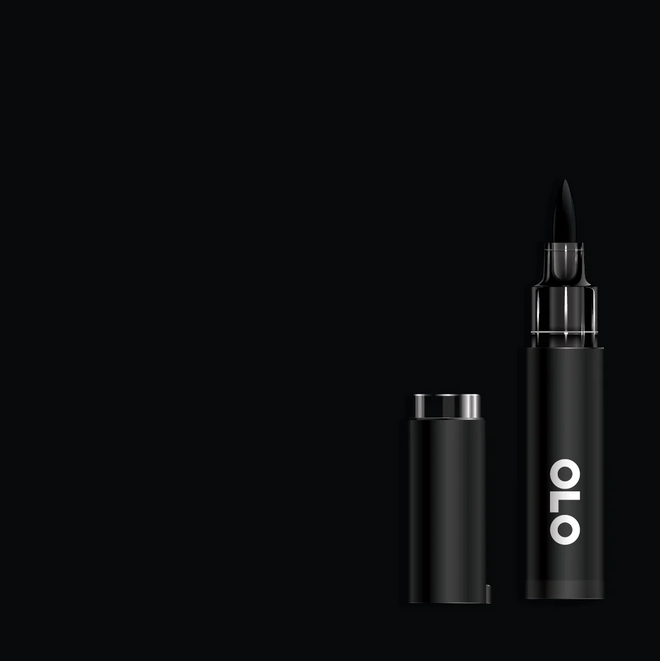 OLO Brush Half-Marker K Pure Black