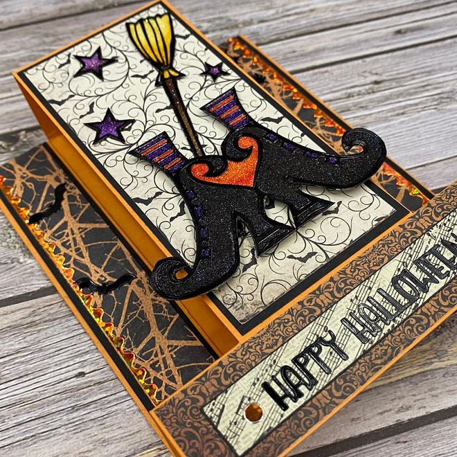 Krazy Kreations | Witches Shoes Outline Sticker