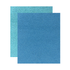 Micro Fine Glitter Paper, Blue Teal/Ice Blue  5" x 6", 2 Sheets