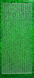 Wave Border Sticker, Holographic Green
