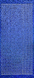 Chain Border Sticker, Holographic Dark Blue