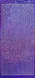 Chain Border Sticker, Holographic Purple