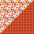 BULK Forever Fall Paper -  Fall Birds / Orange Plaid  , 8.5x11