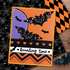 Mandala Bats Outline Sticker