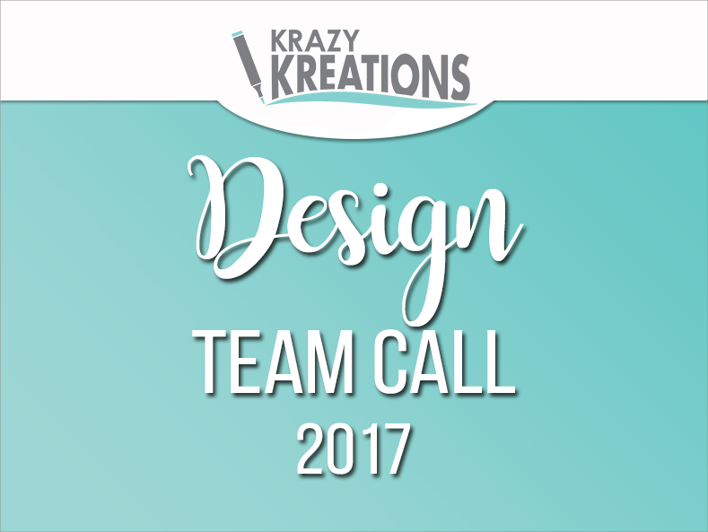 Design Team Call 2017 Krazy Kreations