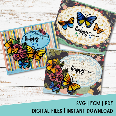 Tri-Fold Gift Card Holder Bundle - SVG, FCM & PDF Digital Cut Files - Krazy  Kreations