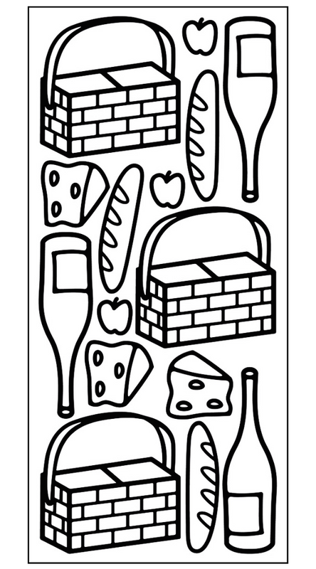 picnic clipart outline