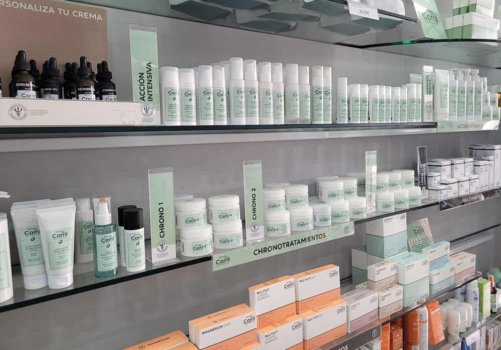 Marca propia de la Farmacia del Carril en Archena, Murcia