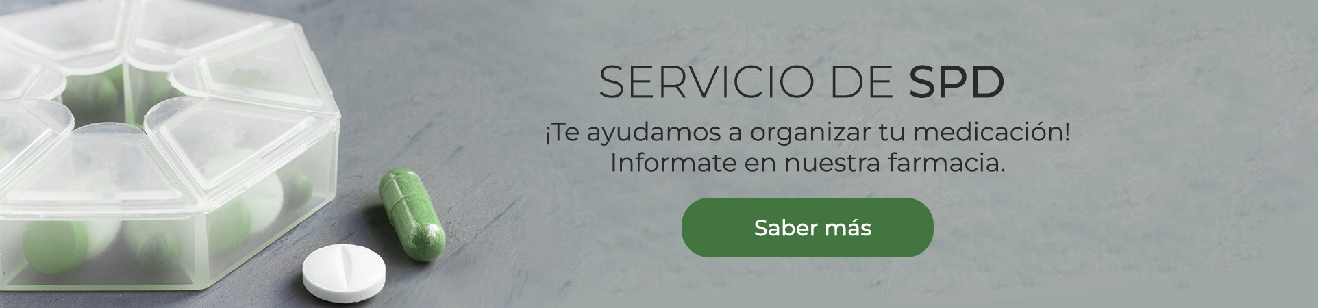 Servicio de SPD en Farmacia del carril en Archena, Murcia
