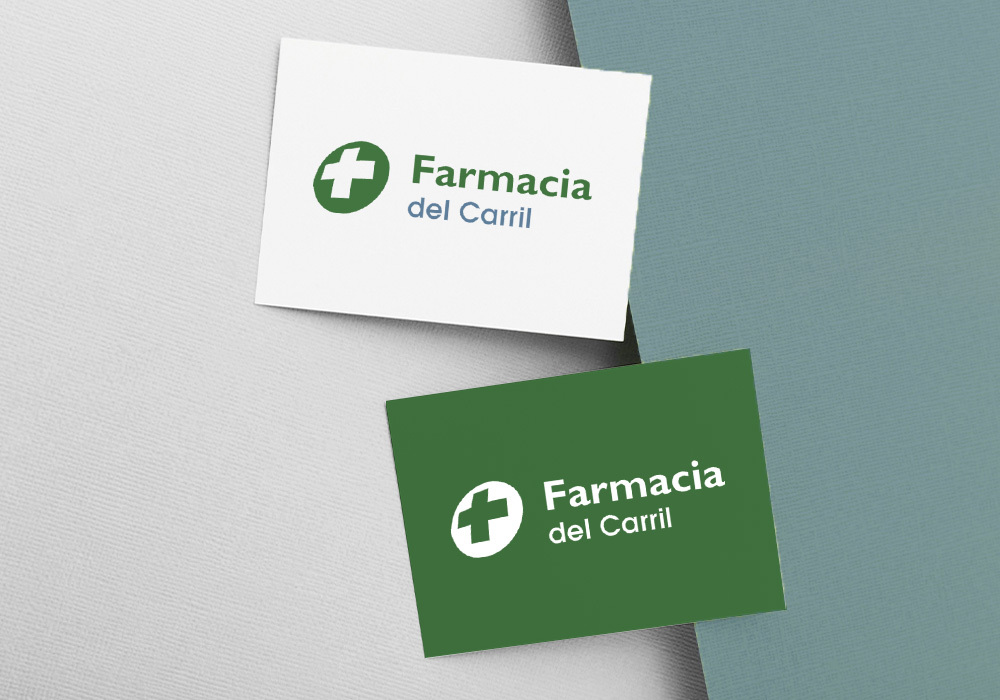 Tarjeta de fidelización de la Farmacia del carril, en Archena, Murcia