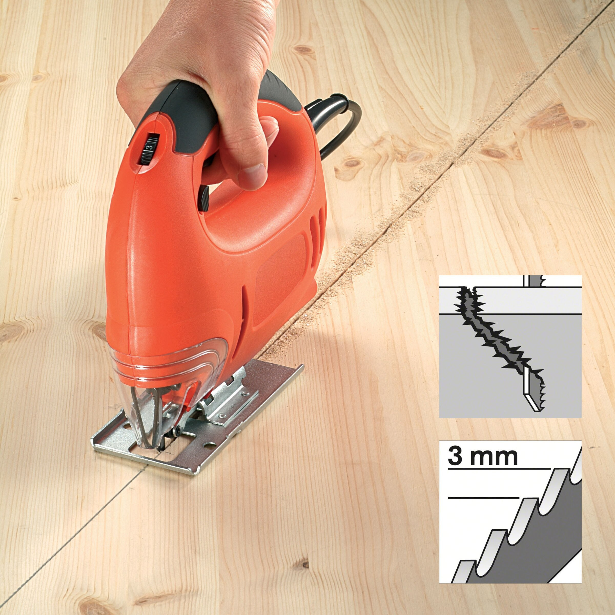 Bosch T111C Basic for Wood Jigsaw Blades (5 Pack) TOOLSAVER