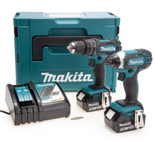 Makita DLX2131TJ 18V LXT DHP482 Combi Drill & DTD152 Impact Driver Twin Pack (2 x 5.0Ah Batteries) main image