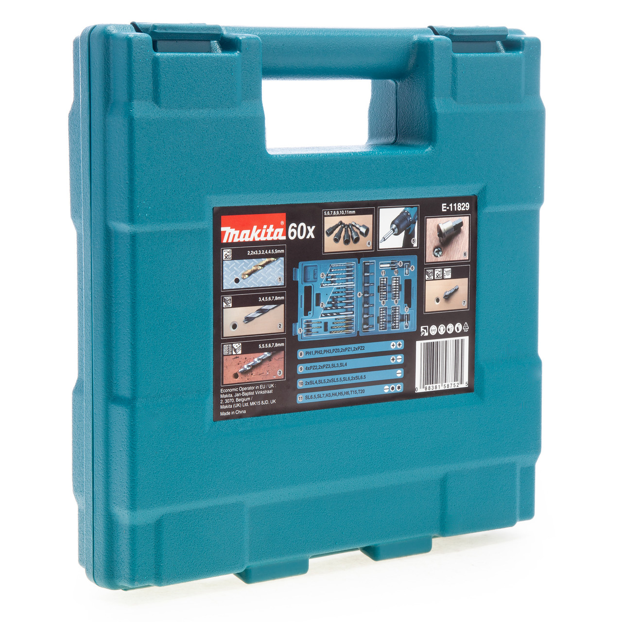 Makita E-11829 Perceuse & Embout Tournevis Set (60 Pièce