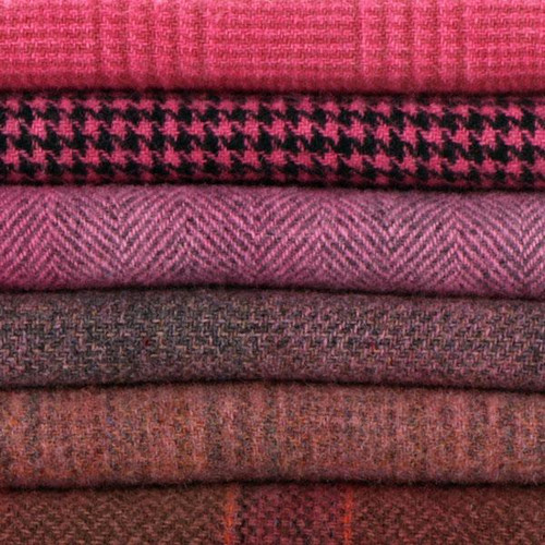 Textured Wool Bundle - Flamingo
