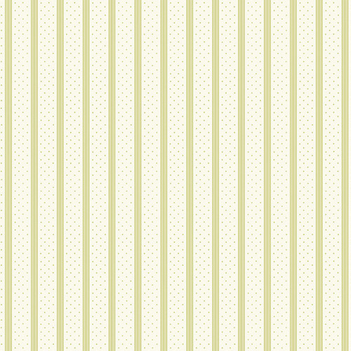 Welcome Spring - Ribbon Stripe Green - Andover