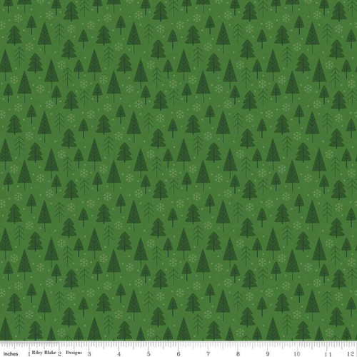 Trees Green - The Magic of Christmas - Riley Blake Designs