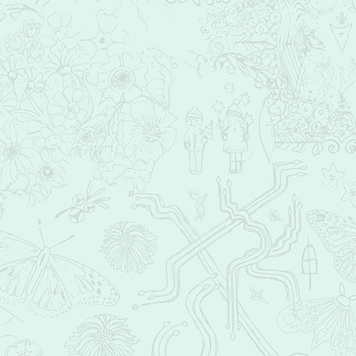 Chrysanthemum - Sketch Silver - Alison Glass