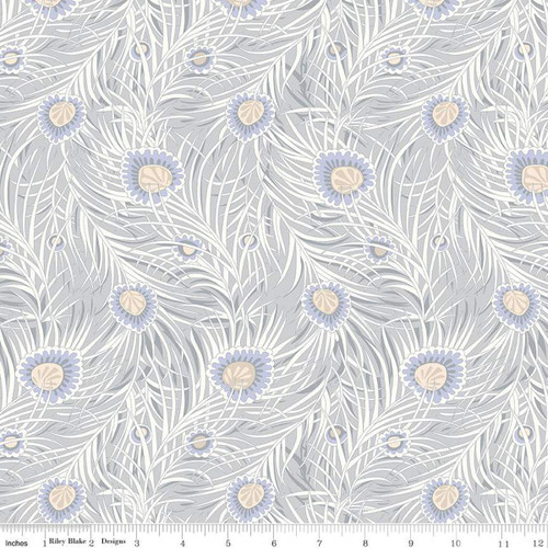 Wide-Width - Peacock Dance Wide B - Liberty Quilting Cotton