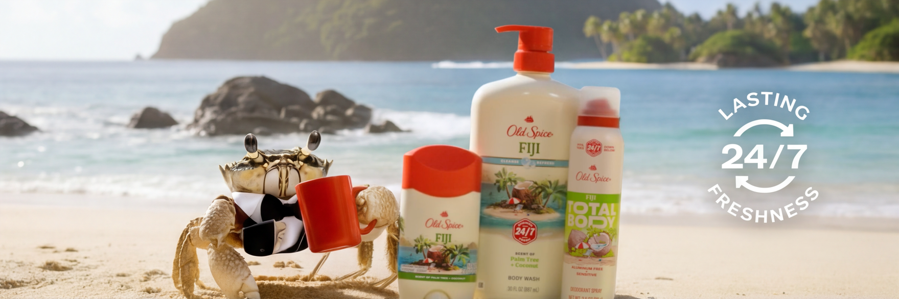  Old Spice Fiji Collection Banner