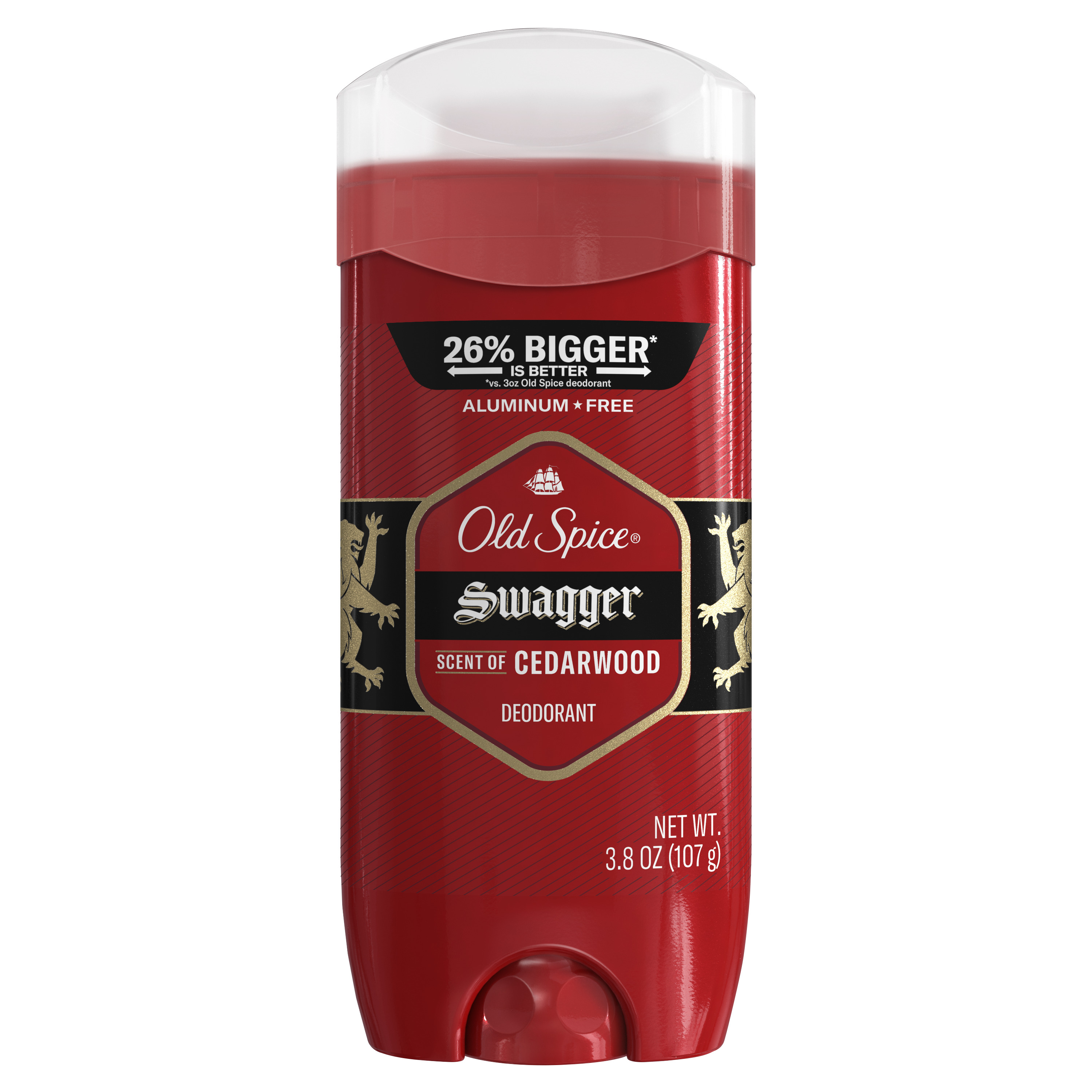 Old Spice Men's Deodorant Aluminum-Free Swagger, 3.8 Oz
