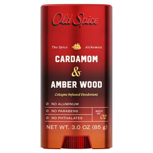 Old Spice Deodorant for Men, The Spice Alchemist Collection, Cardamom and Amber Wood