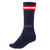 Navy Blue Body with Red/White/Red Stripes School Socks from Gosmart