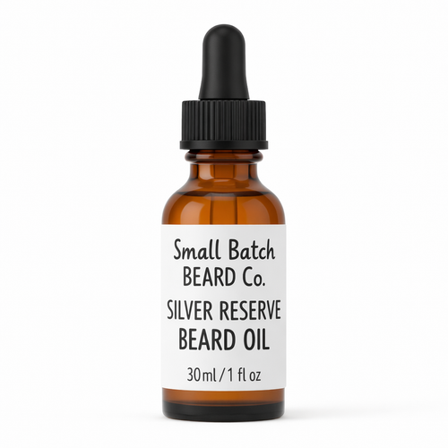 Small Batch Silver Reserve Beard Oil - Made to Order - 30ml / 1oz (Pick Scent)