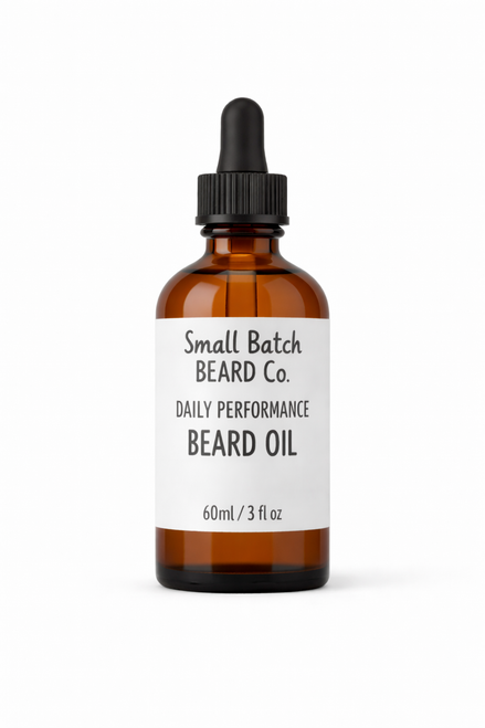 Small Batch Daily Performance Beard Oil - Made to Order - 60ml / 2oz (Pick Scent)