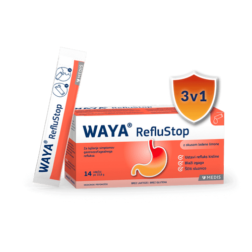 Waya RefluStop tekoča peroralna suspenzija