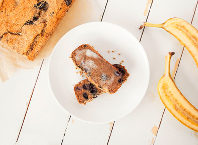 Blueberry Cardamom Banana Bread