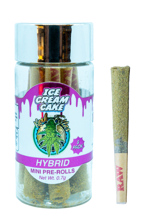 Kush Fellas Ice Cream Cake Mini Infused Pre Rolls (5 pack)