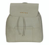 Processed Leather Ivory Backpack