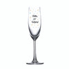 21st Birthday single champagne flute with Happy 21st Birthday different colours